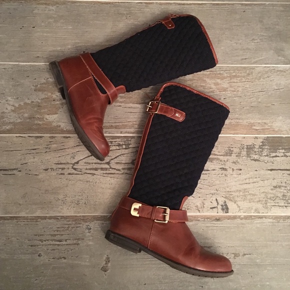 tommy hilfiger andrea equestrian boots
